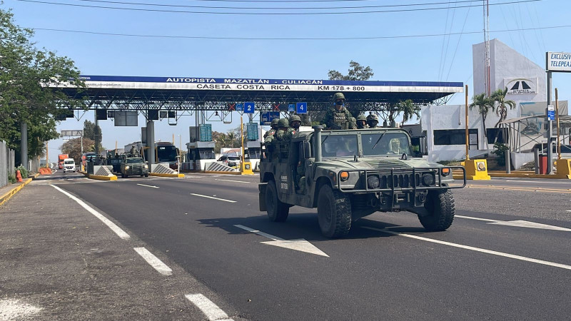 Llegan a Culiacán 233 elementos del ejército para el combate a la delincuencia