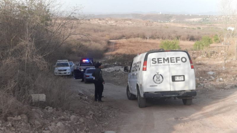 Encuentran el cuerpo de una persona  asesinada al norte de Culiacán