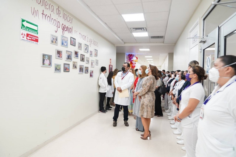 Inaugura la Secretaría de Salud sala de Fiesta de Egresos en el Hospital Integral de la Mujer