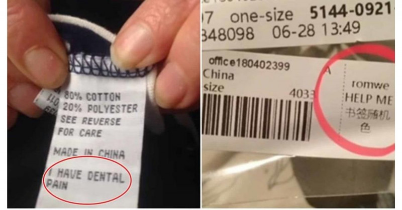 Compradores de Shein encuentran mensajes de auxilio en sus etiquetas (viral)