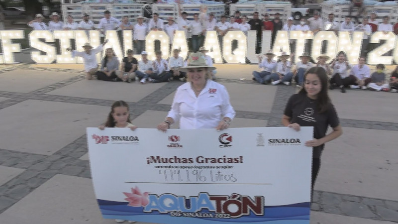 El AQUATÓN 2022 recaudó 479 mil 176 litros de agua