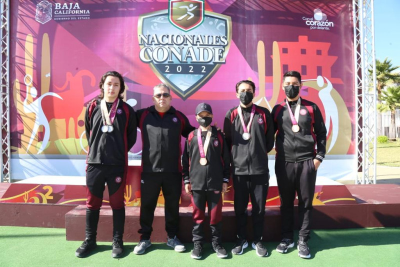 Cinco medallas para Sinaloa en Tiro Deportivo en Juegos Nacionales CONADE 2022