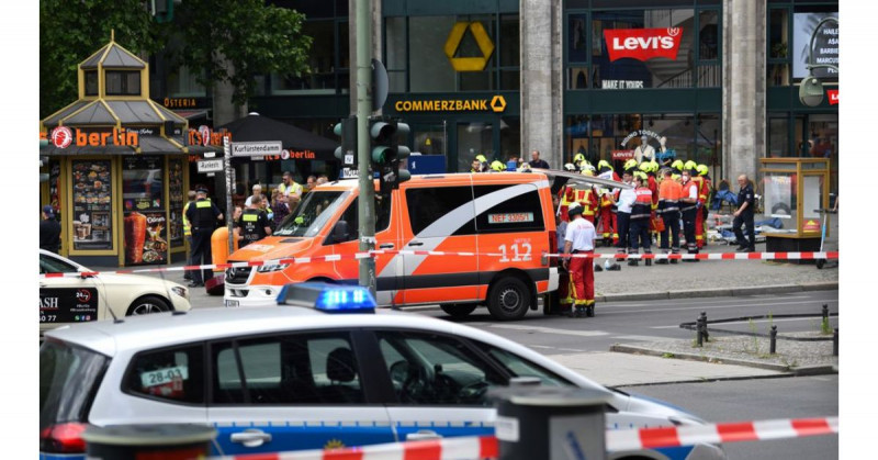 Un muerto y varios heridos tras arrollar un vehículo a peatones en Berlín