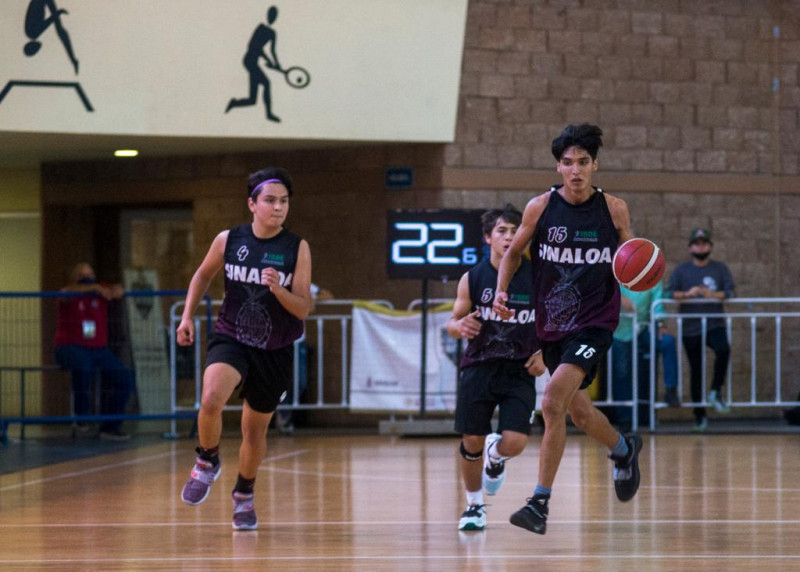 Sinaloa en la pelea por medallas en baloncesto en Juegos Nacionales CONADE 2022