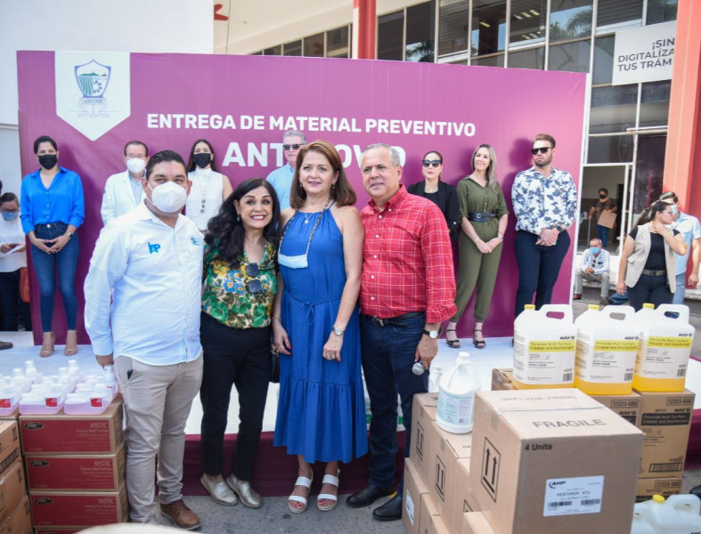 Reciben instituciones y organismos de beneficencia de Ahome importante donativo de salud para combatir COVID 19