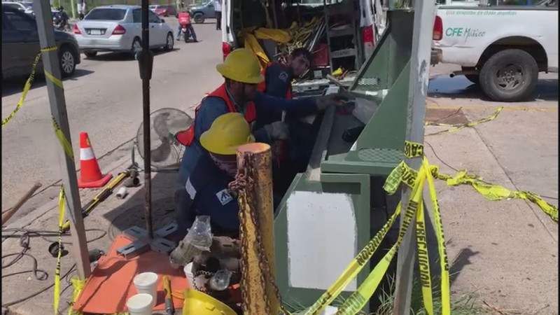 97.6 %  restablecido del servicio de energía eléctrica