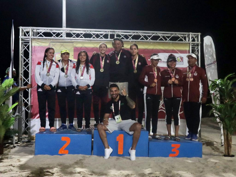 Sinaloa consigue dos oros en volibol de playa en Juegos Nacionales CONADE