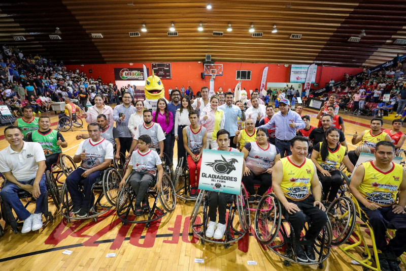 Inauguran Liga estatal sobre silla de ruedas