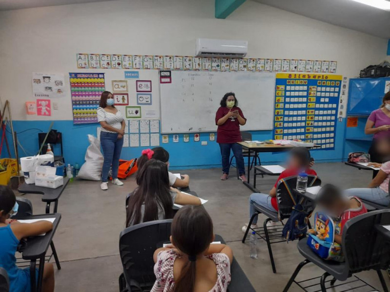 Lleva SSP actividades educativas, culturales y deportivas a niñez y juventud de la colonia Villa Bonita en Cajeme