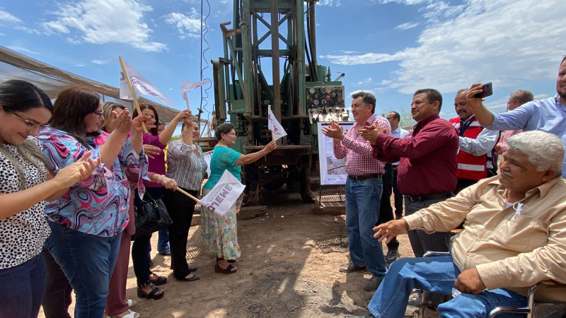 Arranca perforación de pozo de agua en la fraccionamiento Alameda