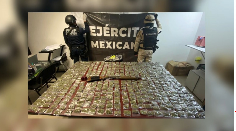 Dan con el almacén de droga más grande en la colonia Villa Bonita y Cajeme