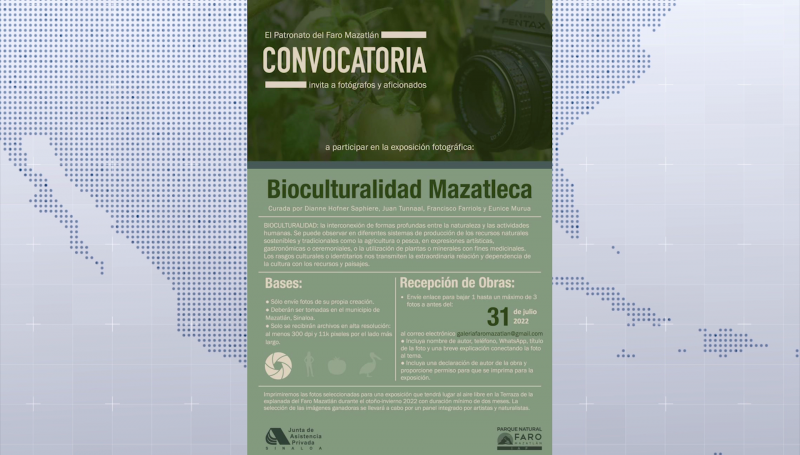 Quedan solo 10 días Para participar en la convocatoria “Bioculturalidad Mazatleca”