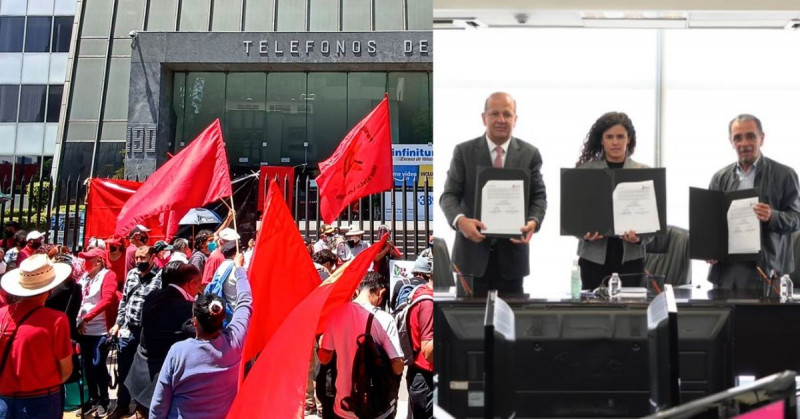Sindicato y Telmex logran acuerdo para suspender huelga nacional