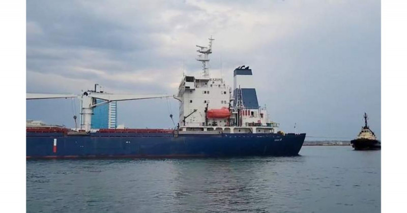 Sale de Ucrania el primer barco con 26 mil toneladas de cereales
