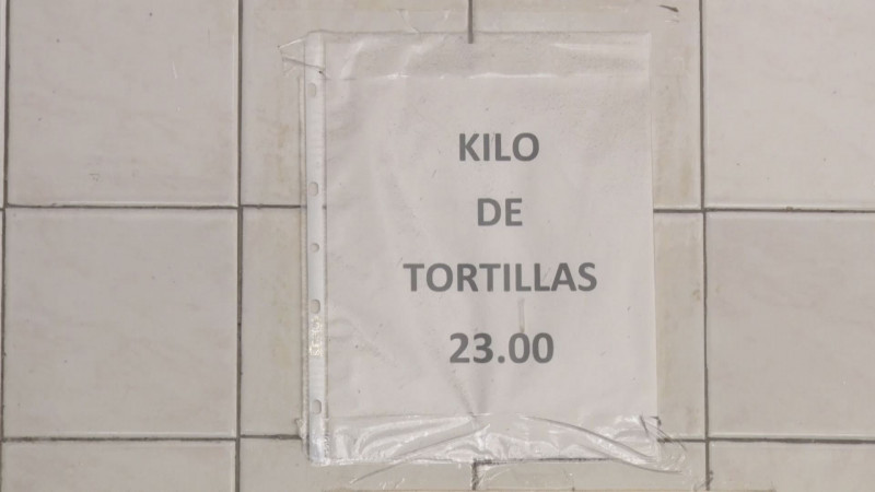 23 pesos máximo el kilogramo de tortilla en Sinaloa