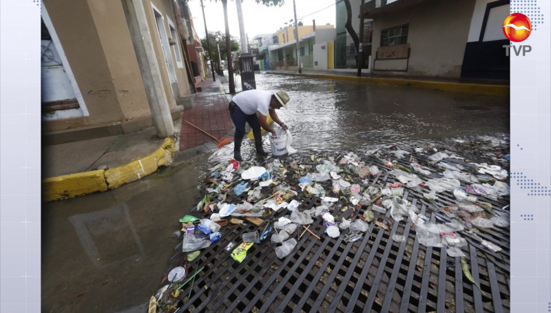 Servicios públicos recolecta 11 toneladas de basura arrastrada por lluvias