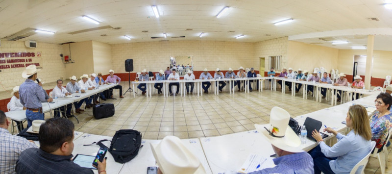 Asociaciones ganaderas locales exponen situación en el centro y norte de Sonora ante Secretaría de Agricultura