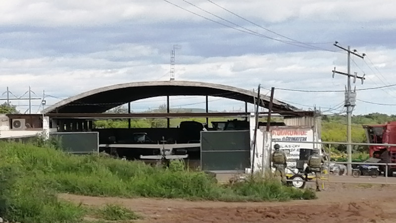 Ejercito irrumpe en aeródromo de Culiacán