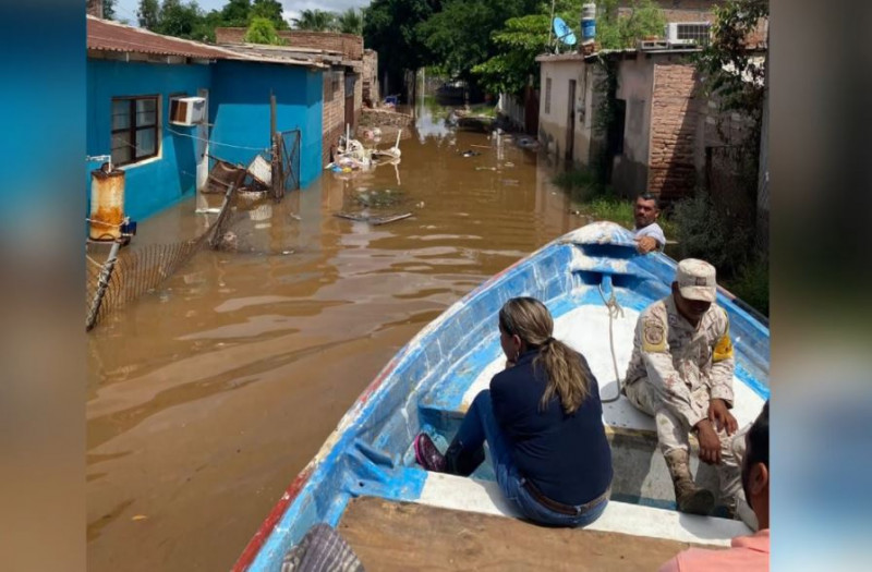 Gobierno de México apoyará a afectados por lluvias en Sonora