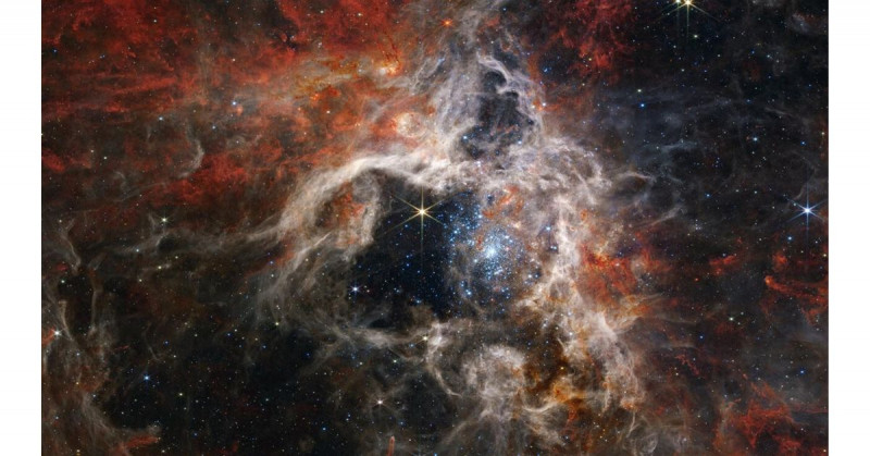 ¡Impresionante! Telescopio Webb muestra la Nebulosa de la Tarántula