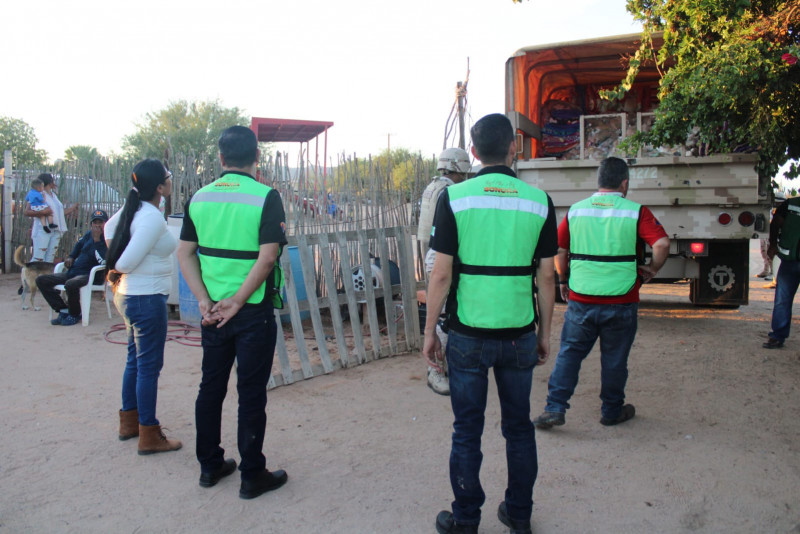 Implementa Gobierno de Sonora operativo de ayuda a comunidad Seri.