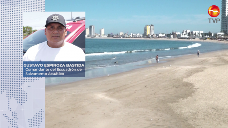 En Mazatlán cierran playas por alto oleaje