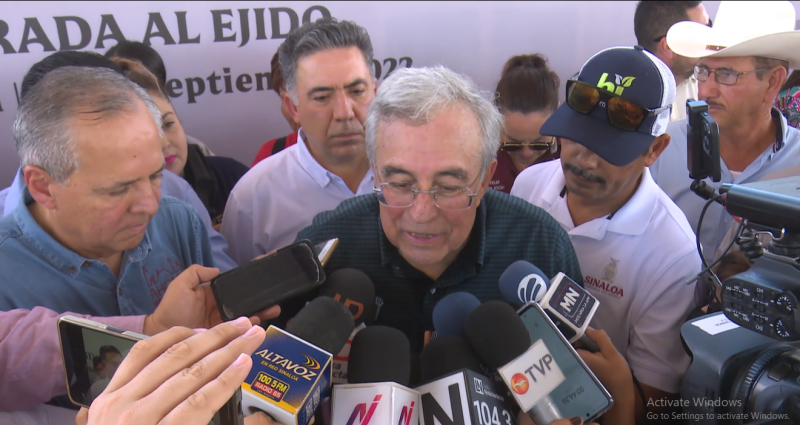 Defiende gobernador de Sinaloa acciones en Ahome en beneficio de los ciudadanos