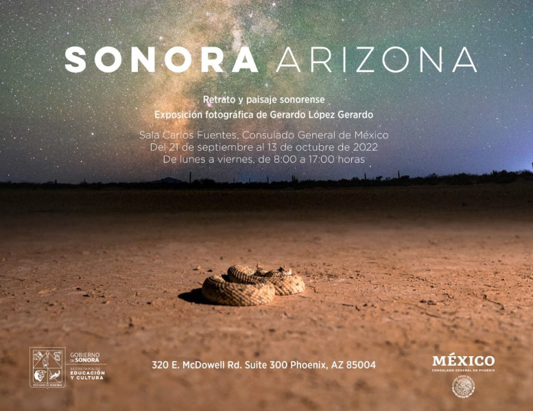Presenta SEC exposición fotográfica “Retrato y paisaje sonorense” en el Consulado de México en Phoenix