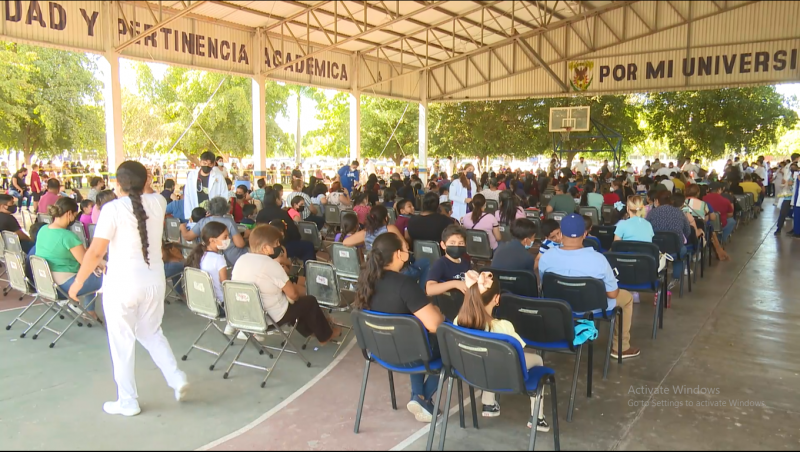 En la unidad médica familiar 37 se están aplicando vacunas contra COVID