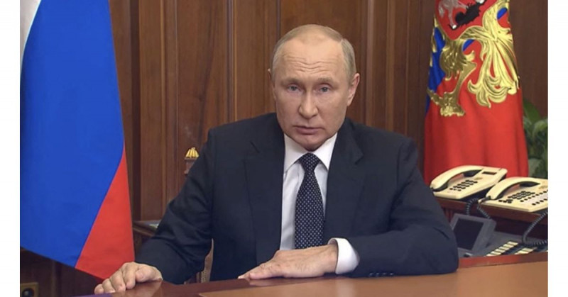 Putin firmará mañana tratados de anexión de territorios ucranianos a Rusia