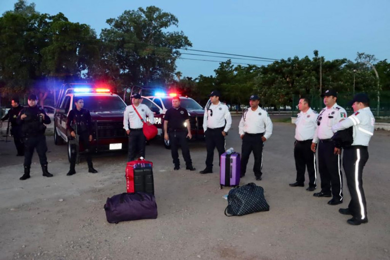 Ahome envía personal de apoyo a los municipios del sur de Sinaloa ante la llegada de ORLENE
