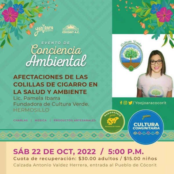 Este Sábado se realizará la segunda edición del evento con conciencia ambiental con la participación de ambientalistas de Hermosillo y Cajeme
