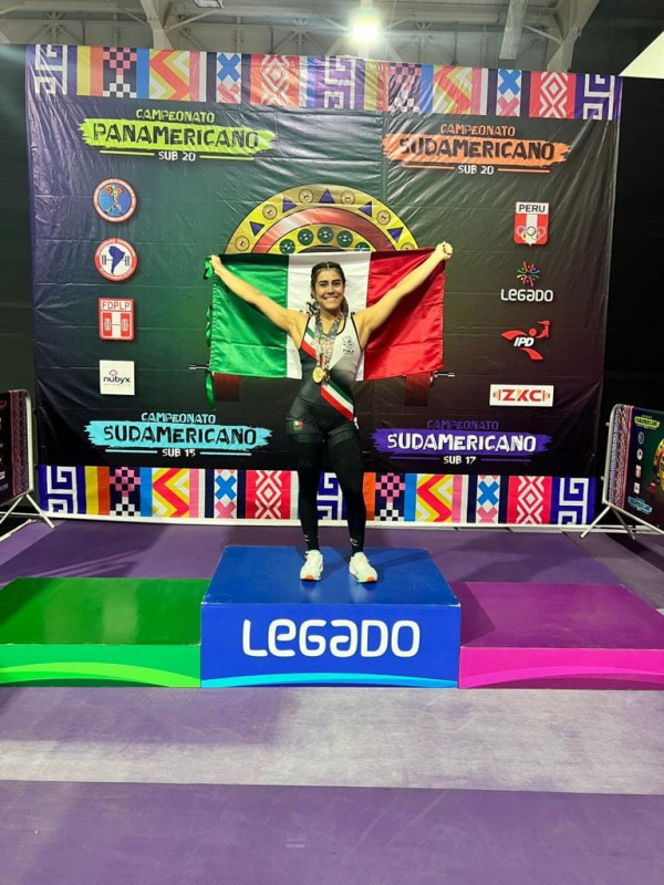 Se baña en oro halterista de ITSON en Campeonato Panamericano