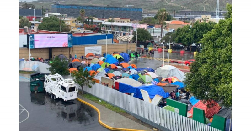 Primeros frentes fríos golpean duro a migrantes venezolanos en la frontera