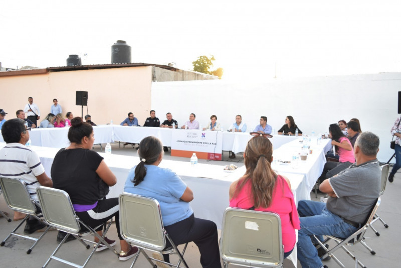 Atiende Jornada Permanente por la Paz peticiones de seguridad en sector de la Nuevo Hermosillo