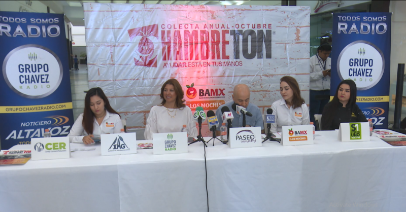 Invitan a participar en el hambretón 2022