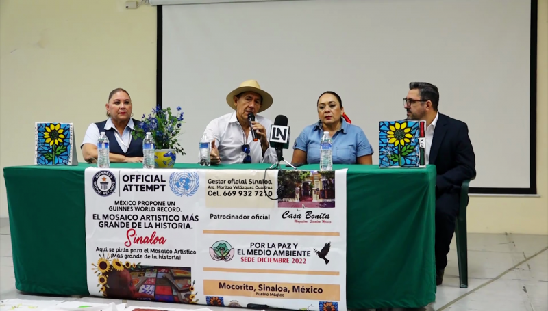Colegio Andes participa para romper récord Guinness
