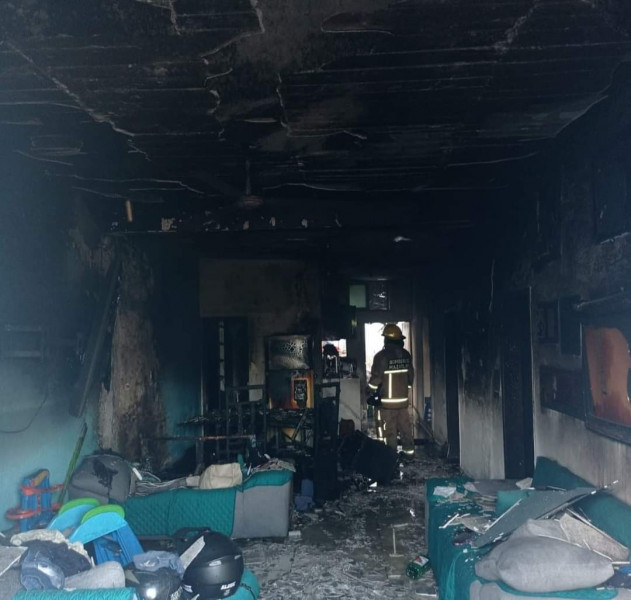 Se incendia vivienda en Mazatlán por cortocircuito
