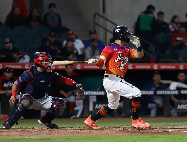 Naranjeros vence 8-2 a mayos y es líder de la LMP