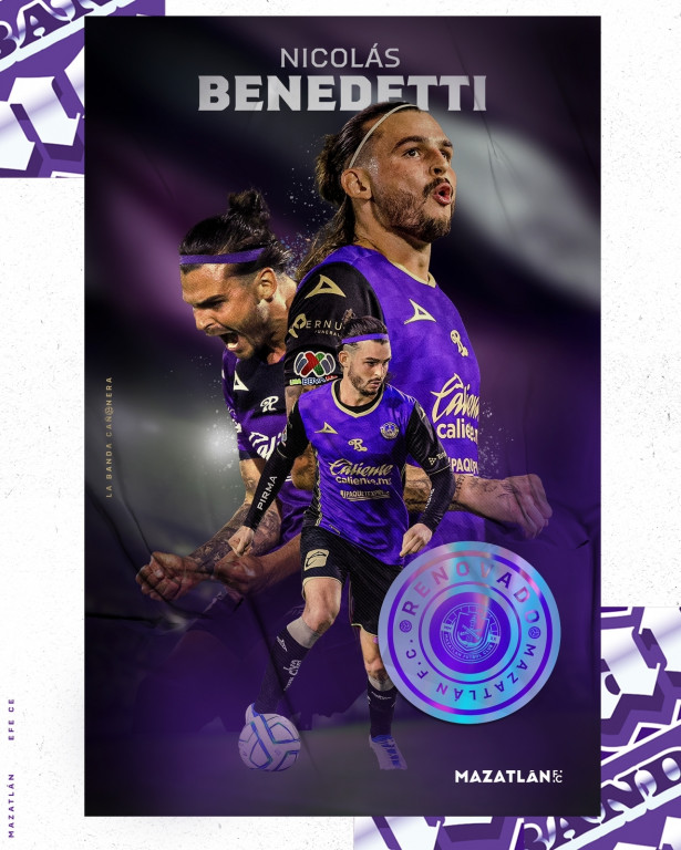 Nicolás Benedetti se queda con Mazatlán Fc