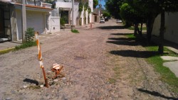 Denunician mal estado de calles en colonia Gabriel Leyva