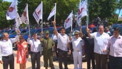 Estrenan patrullas corporaciones policíacas.