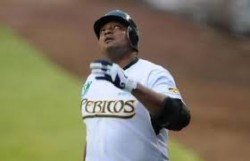 SANDY MADERA "EL REY DEL BATEO" EN LA LIGA MEXICANA DE BEISBOL 2014.