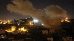 Israel ataca Gaza en respuesta al lanzamiento de tres cohetes