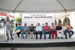 Inauguran drenaje en la López Mateos