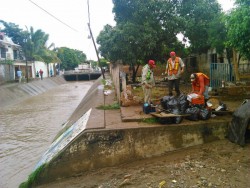 Daños en Culiacán tras la lluvia de la madrugada
