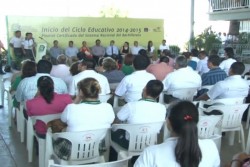 Inauguran Ciclo Escolar 2014-2015 en el Cobaes 95 "Las Mañanitas"