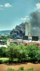 Se incendia edificio en Desarrollo Urbano Tres Ríos