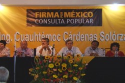 Expone Cárdenas Solórzano el motivo de consulta popular