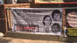Conmemoran el día del detenido desaparecido.